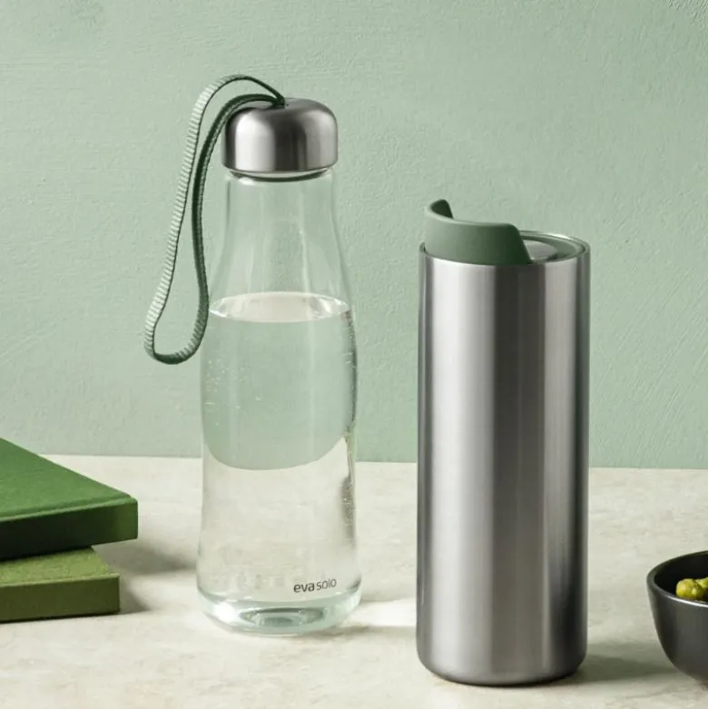 Glassdrikkeflaske 0,5L cactus green