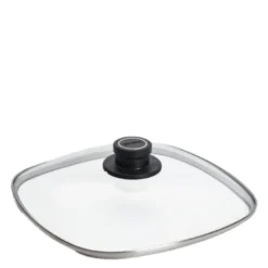 Glass Lid grytelokk firkantet 26 cm m/ventil klart glass