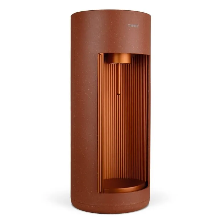 Glassy kullsyremaskin uten sylinder terracotta