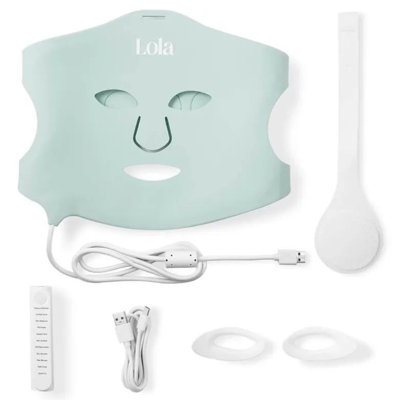 Glow mask LED-maske mint