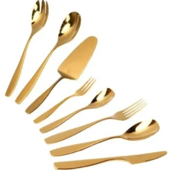 Golden Rose bestikksett 33 deler gull