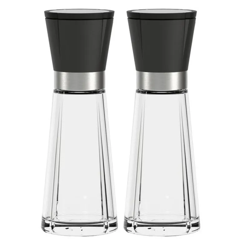 Grand Cru salt- og peppersett 20,5 cm svart/stål