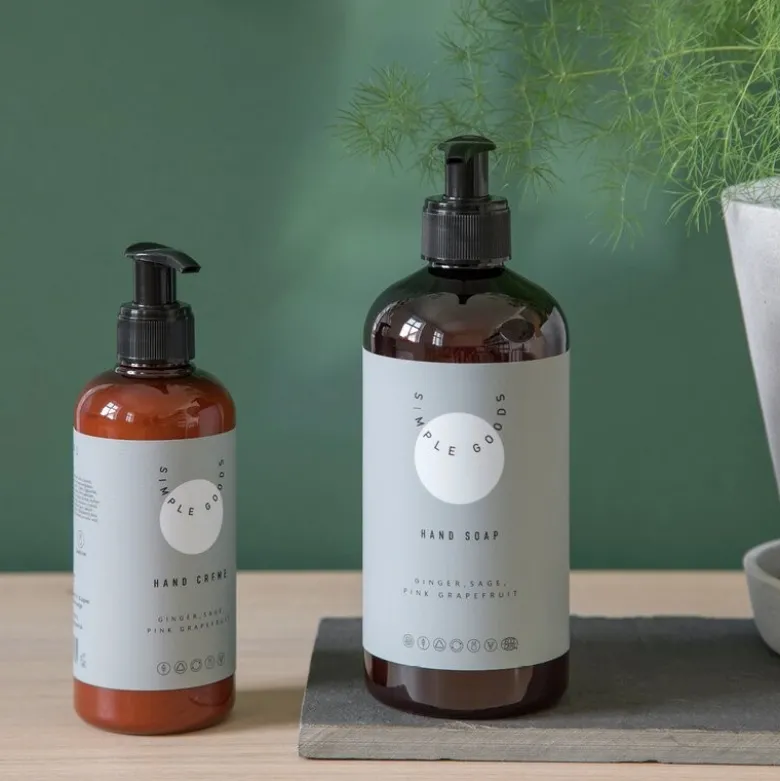 Grapefruit håndkrem 250 ml pumpeflaske lys blå