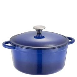 Gretl støpejernsgryte rund 24 cm 4L blå