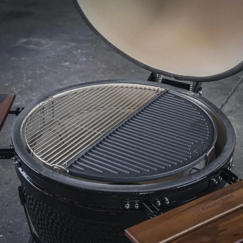 Grillplate halvmåne støpejern til Maxi 25 & Pro