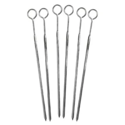 Grillspyd 25 cm 6 stk stål