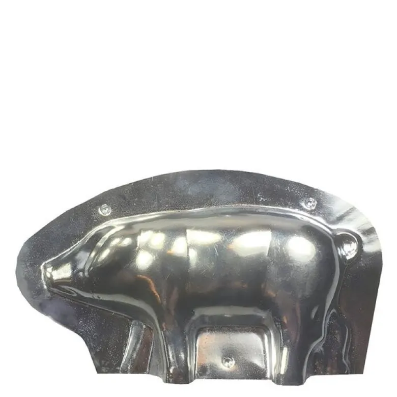 Gris form i metall marsipan 13/11 cm