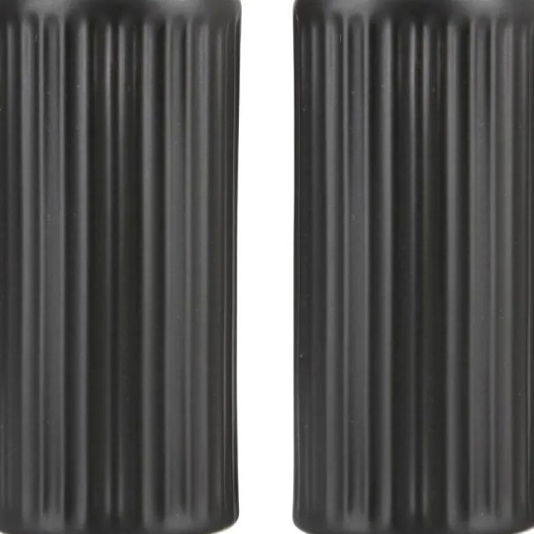 Groovy stentøy salt- og pepper gaveeske svart