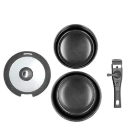 Grytesett avtakbart håndtak 1,1/2,4L aluminium/keramisk