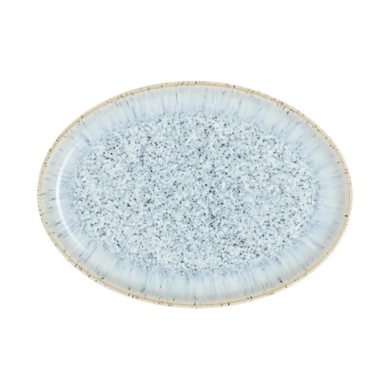 Halo Speckle serveringsbrikke oval 14x19 cm