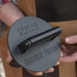 Hamburgerpresse / Smashjern 17 cm støpejern