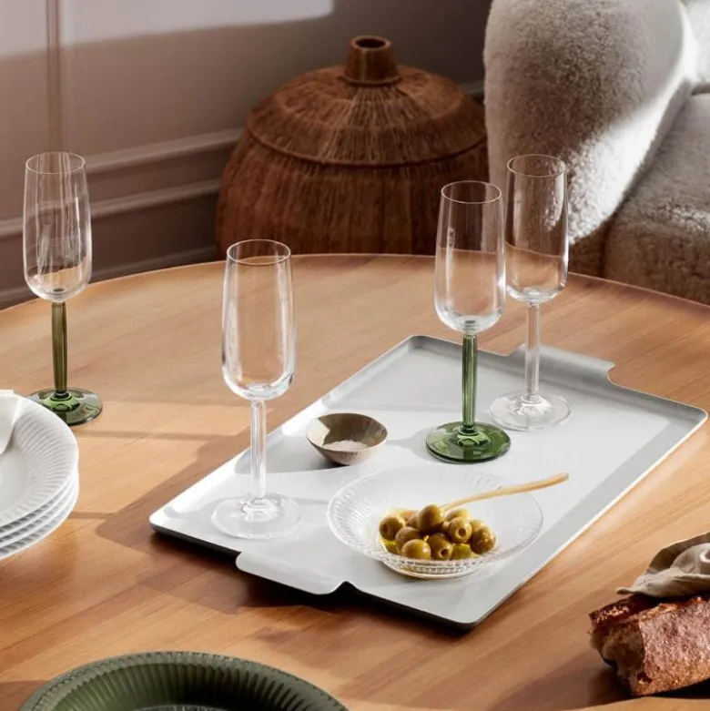 Hammershøi champagneglass 24 cl 2 stk grønn