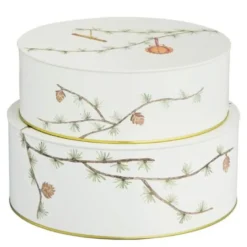 Hammershøi Christmas kakeboks Ø20/22 cm 2 stk