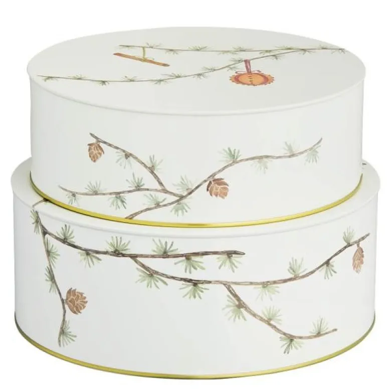 Hammershøi Christmas kakeboks Ø20/22 cm 2 stk