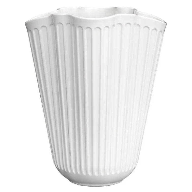 Hammershøi unfold vase 16,5 cm hvit