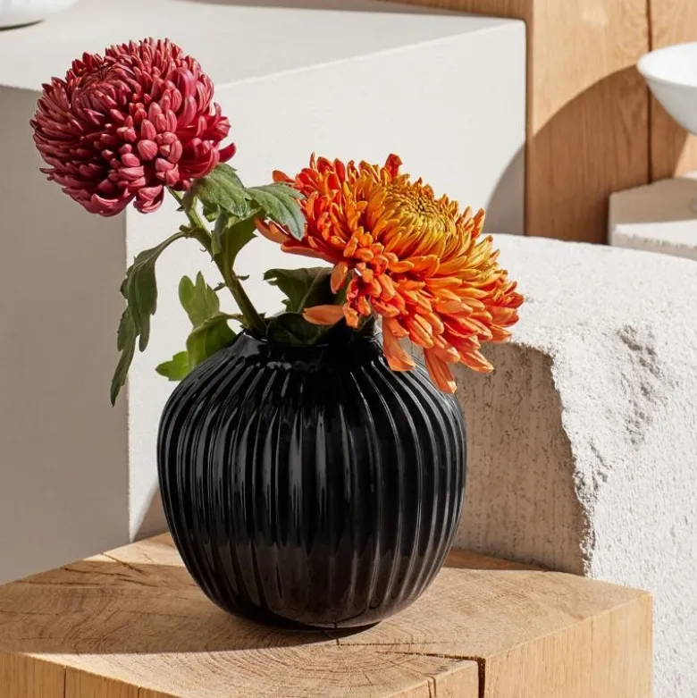 Hammershøi vase 13 svart