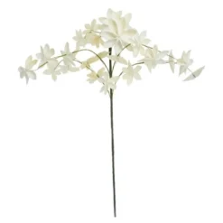 Happia blomsterdekorasjon 7 cm gul