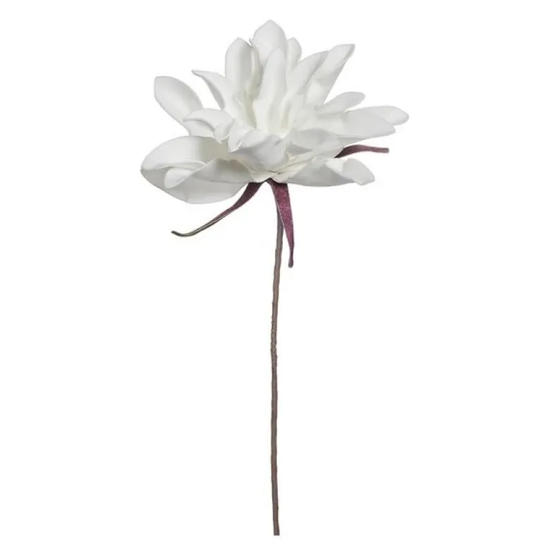 Happia dekorasjonsblomst 57 cm hvit
