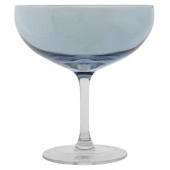 Happy champagneglass 28 cl blå