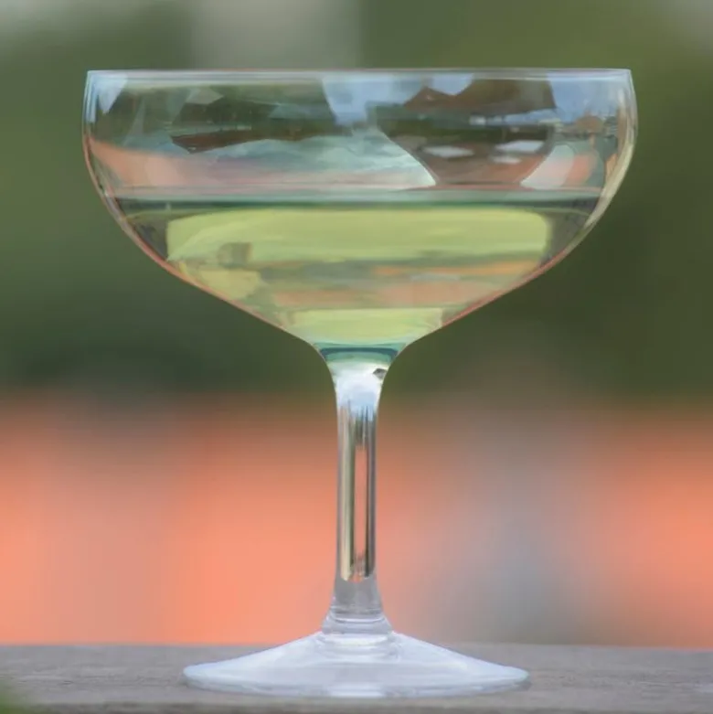 Happy champagneglass 28 cl grønn