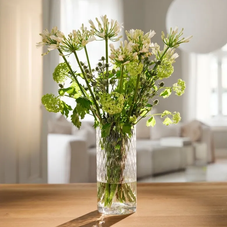 Harlekin vase 28 cm klar