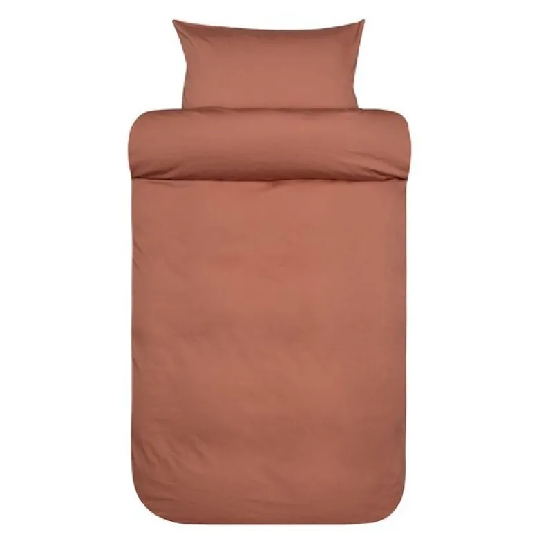 Harmoni sengetøy 140x220 cm dus terracotta