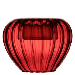 Hazel Ruby lyslykt 12 cm rød