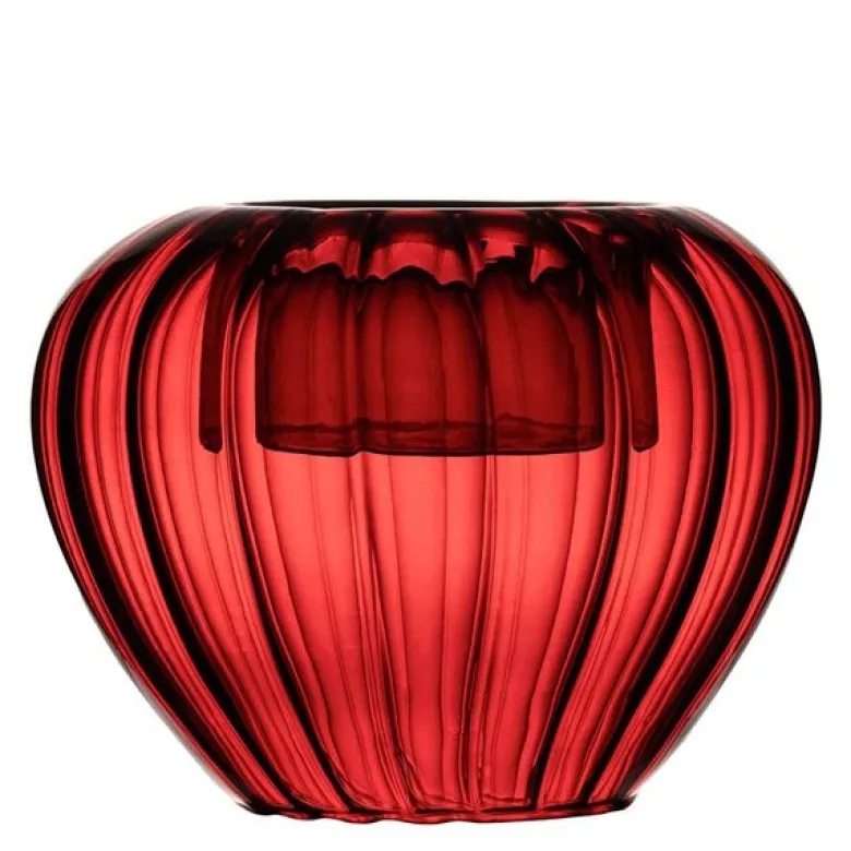 Hazel Ruby lyslykt 12 cm rød