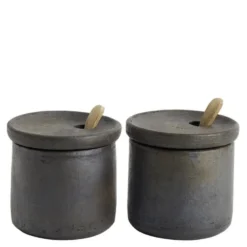 Hazel salt- & peppersett 2 deler svart