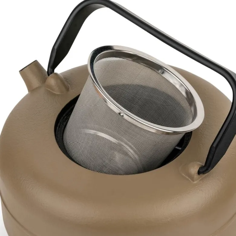 Henan tekanne støpejern 0,75L beige