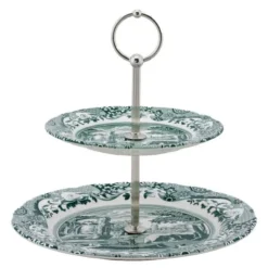 Heritage Green Italian etasjefat med to plan 23,5x27 cm