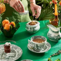 Heritage Green Italian sukkerskål 0,25L