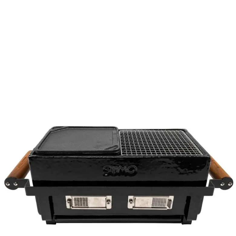 Hibachi grillplate 20x20 cm støpejern