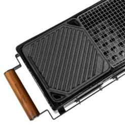 Hibachi grillplate 20x20 cm støpejern