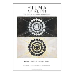 Hilma af Klint x PSTR Studio poster 30x40 cm hilma af klint art exhibition