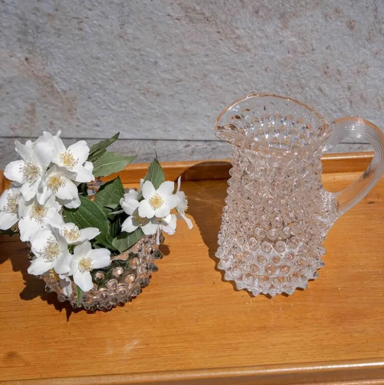 Hobnail karaffel 35 cl klar