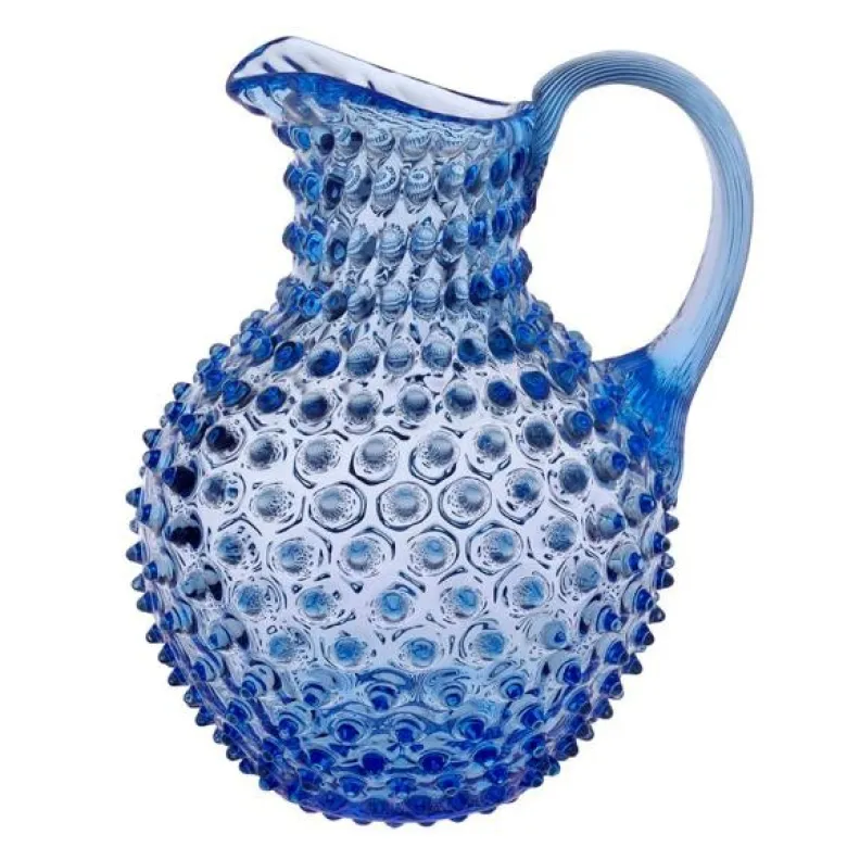 Hobnail karaffel 2L light blue