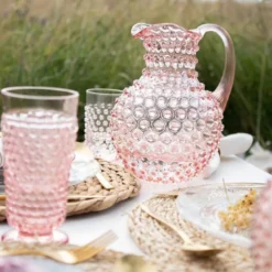Hobnail karaffel 2L rosaline