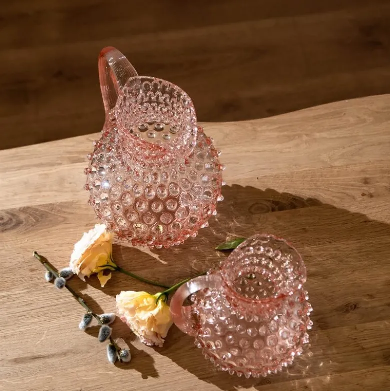 Hobnail karaffel 2L rosaline