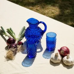 Hobnail mugge 2L Barrel Blue