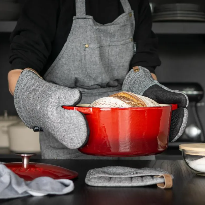 Home grillvott høyre grå