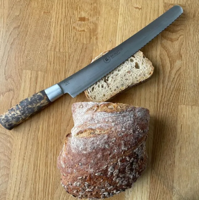 Hunter Premium brødkniv 38 cm masurbjørk