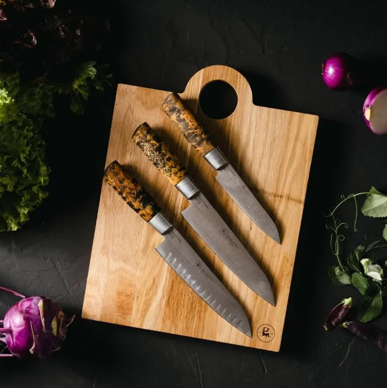 Hunter premium chef kokkekniv blank/bjørk