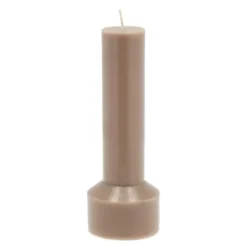 Hvils lys 7x20 cm taupe