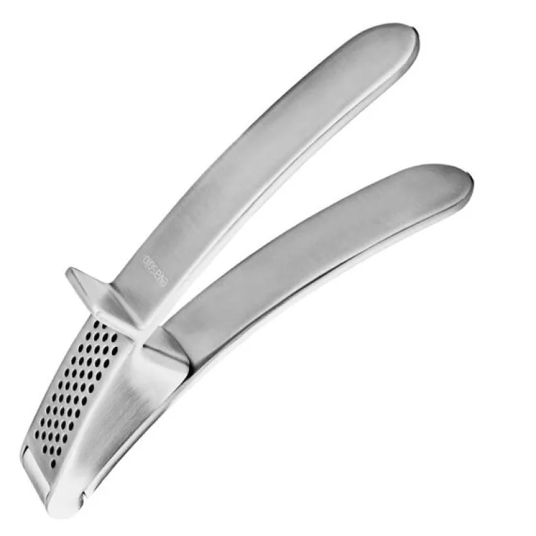Hvitløkspresse 16 cm stål