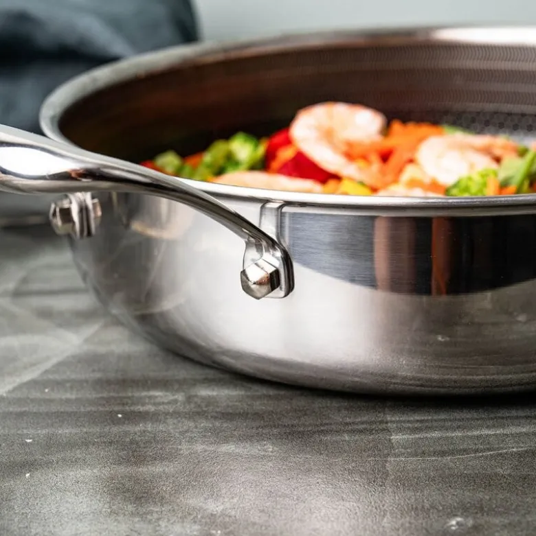 Hybrid sautépanne med lokk 28
