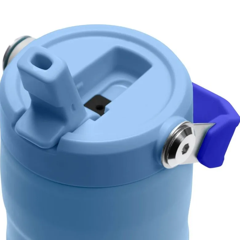 IceFlow Flip Straw 2.0 Bottle termoflaske 0,47L blue sky