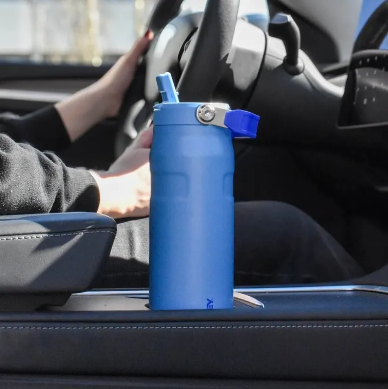 IceFlow Flip Straw 2.0 termoflaske 0,7L blue sky