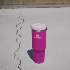 IceFlow Flip Straw 2.0 Tumbler termoflaske 0,89L violet blossom