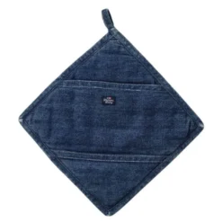 Icons denim gryteklut 25x25 cm denim blue